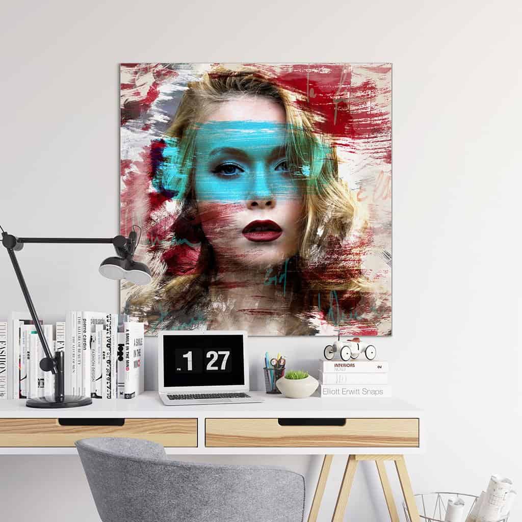 Glam vrouw portret