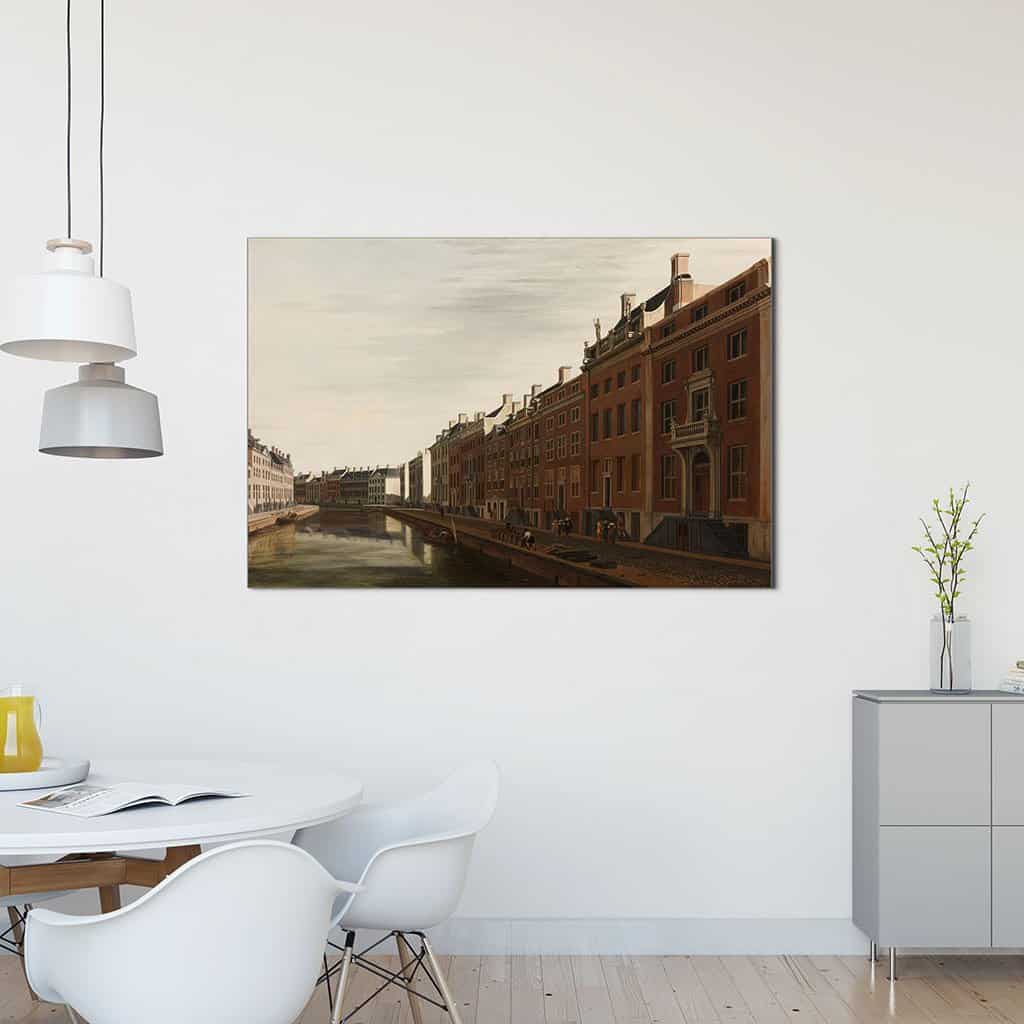 De 'Gouden Bocht' in de Herengracht (Gerrit Adriaensz Berckheyde)