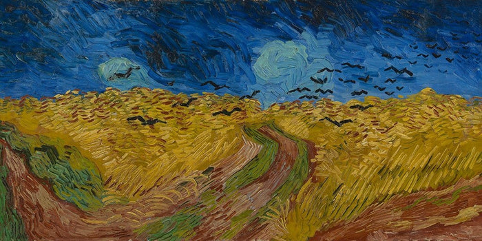 Korenveld met kraaien (Van Gogh)