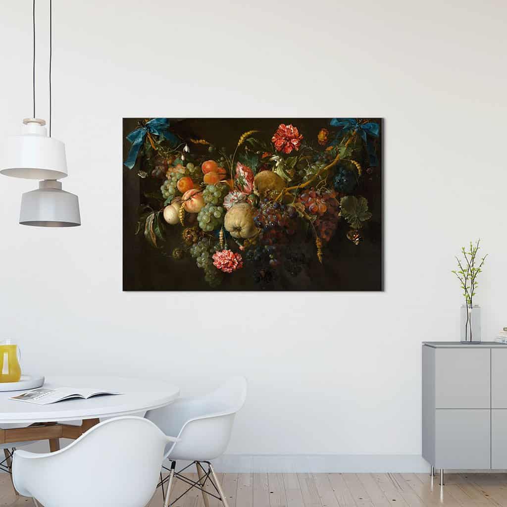 Guirlande met vruchten - Jan Davidsz De Heem