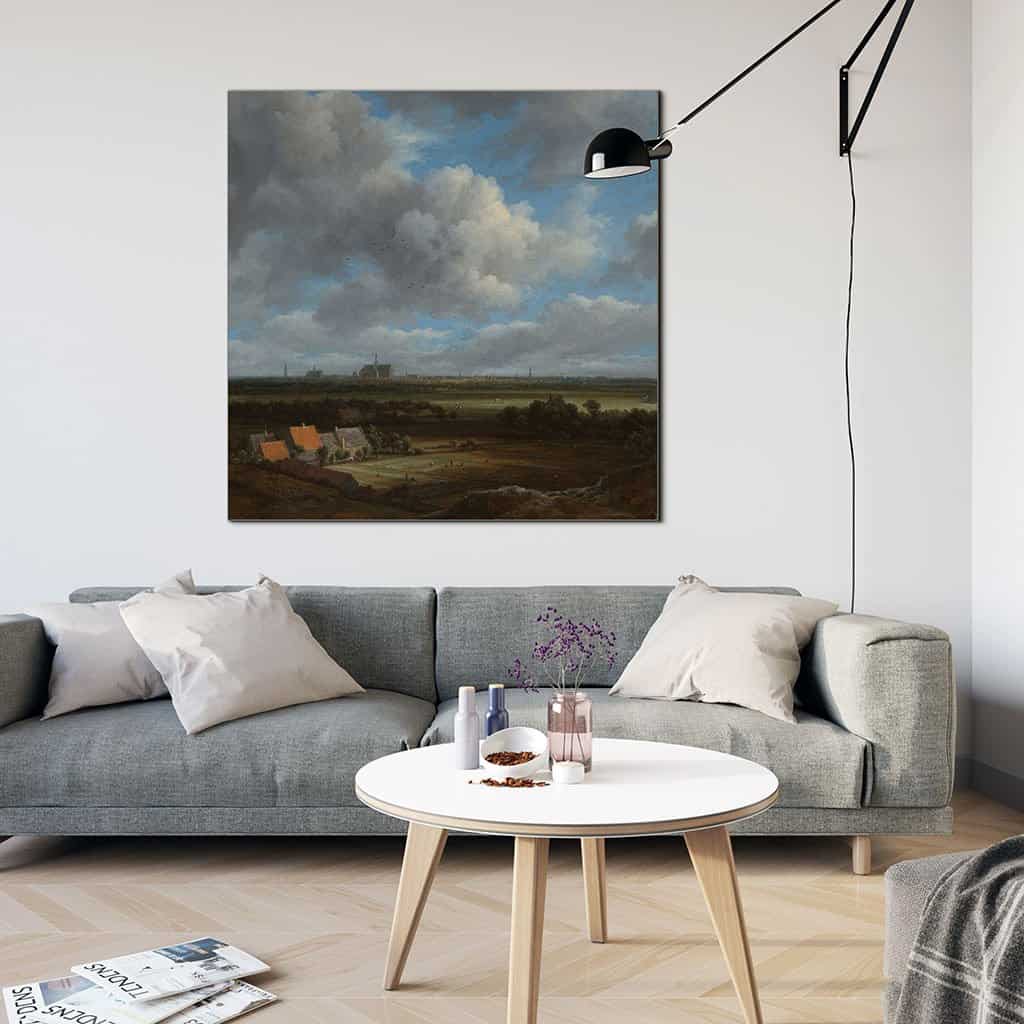 Gezicht op Haarlem vanuit het noordwesten (Jacob Van Ruisdael)