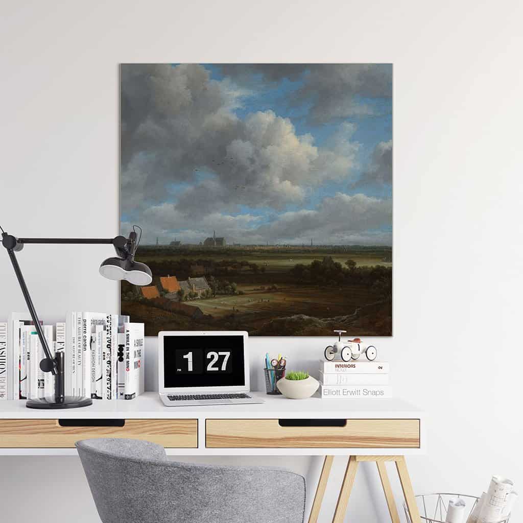 Gezicht op Haarlem vanuit het noordwesten (Jacob Van Ruisdael)