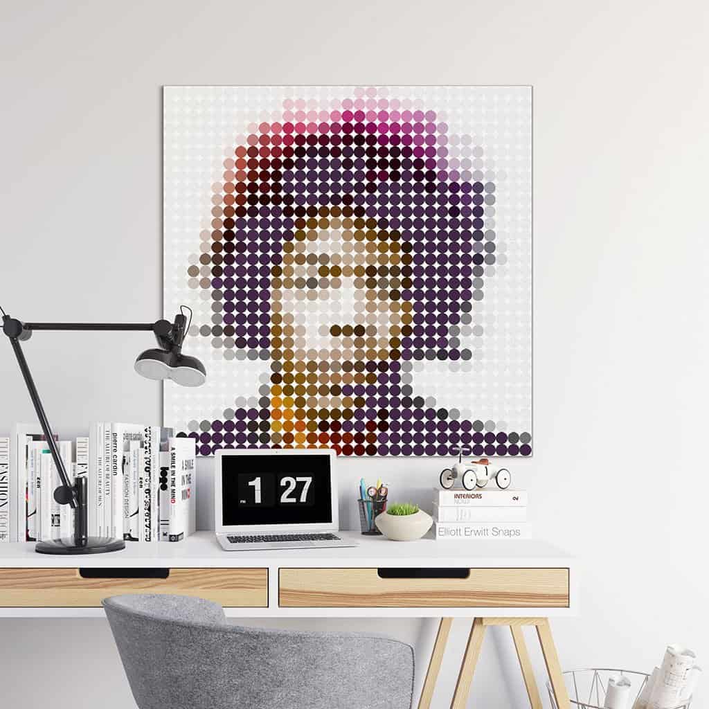 Jimi Hendrix stippen portret