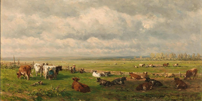 Weidelandschap met Vee (Willem Roelofs)