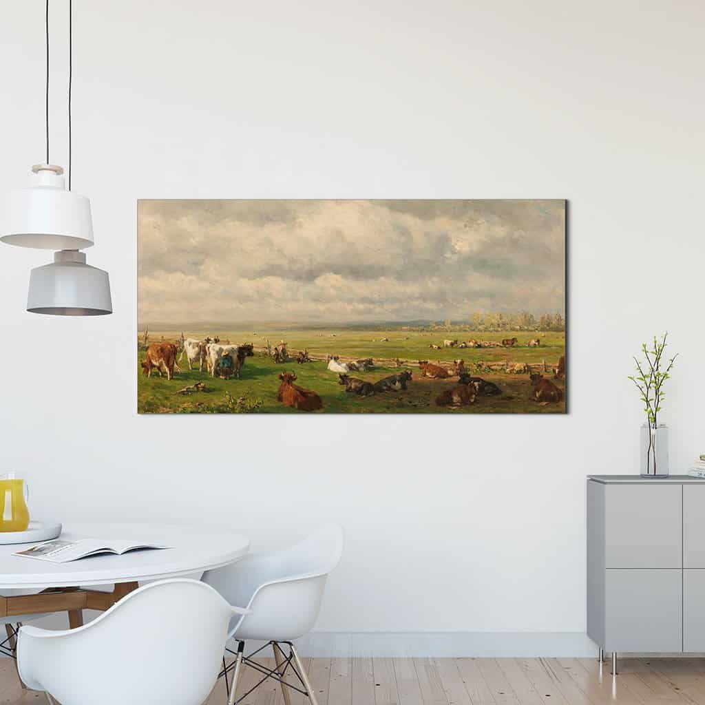 Weidelandschap met Vee (Willem Roelofs)