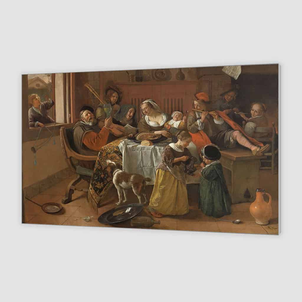 Vrolijk Huishouden (Jan Havicksz Steen)