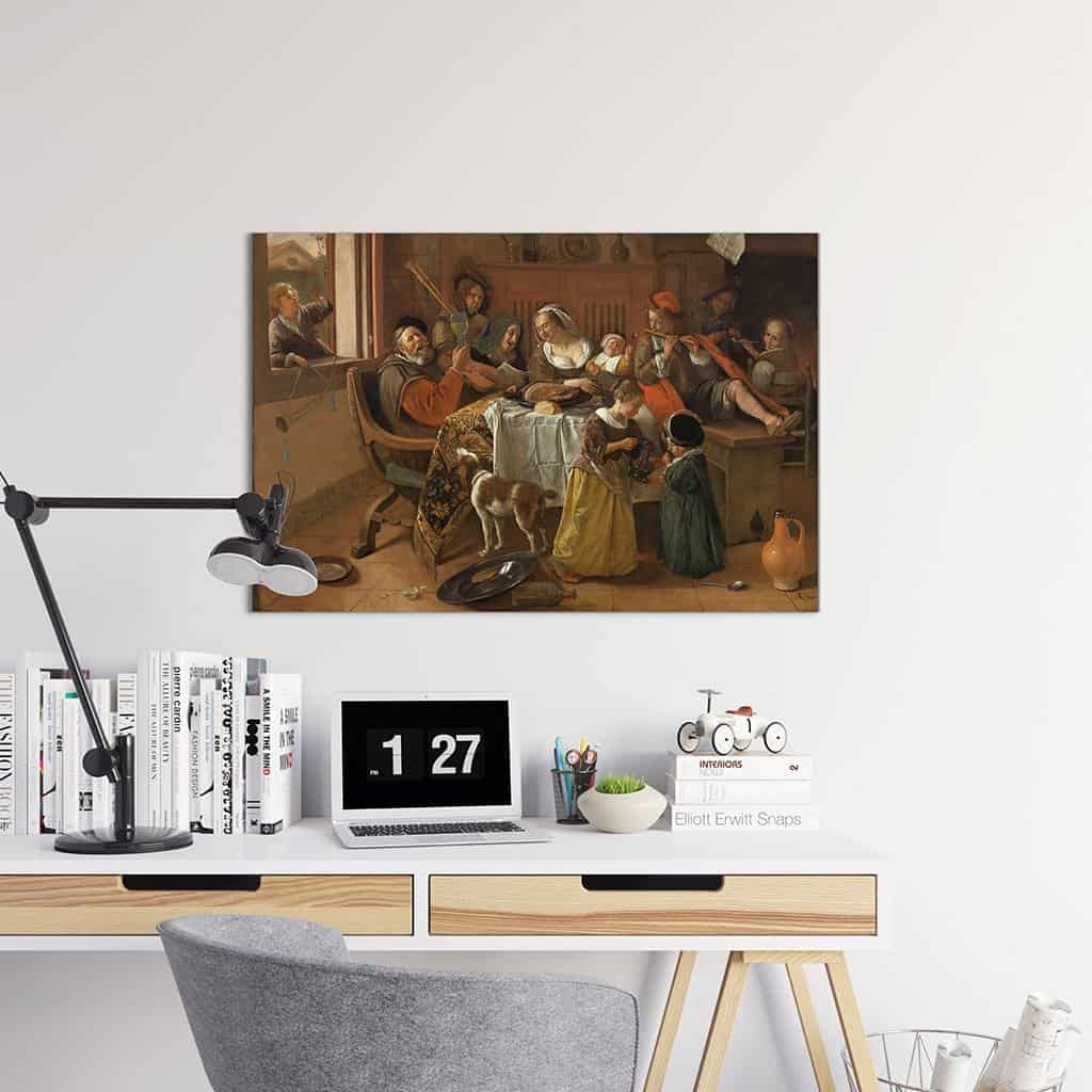 Vrolijk Huishouden (Jan Havicksz Steen)