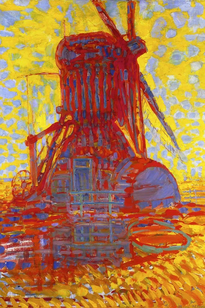 Molen in Zonlicht (Piet Mondriaan)