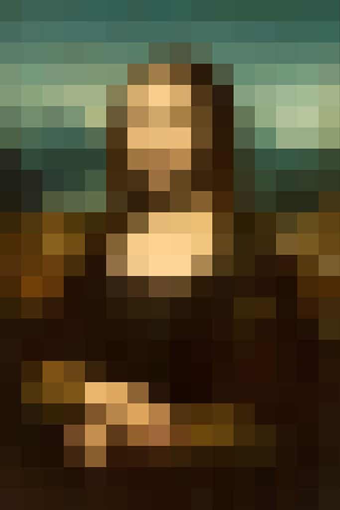 Mona Lisa - Pixel Art