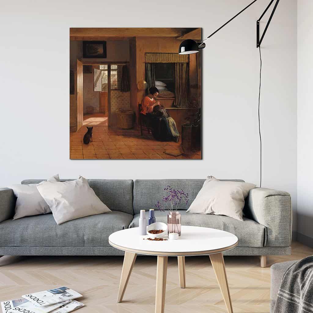 De plicht van een moeder (Pieter de Hooch)