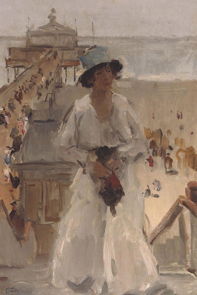 Op de Boulevard van Scheveningen (Isaac Lazarus Israëls)