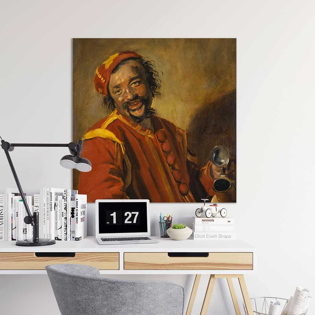 Peeckelhaeringh - Lachende man met werper (Frans Hals)
