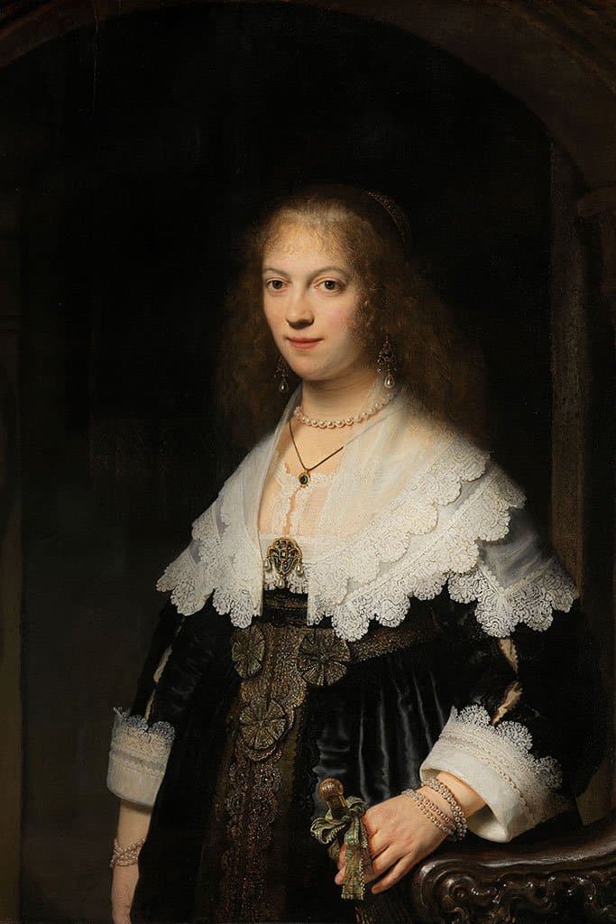 Portret van een vrouw (Rembrandt Van Rijn)