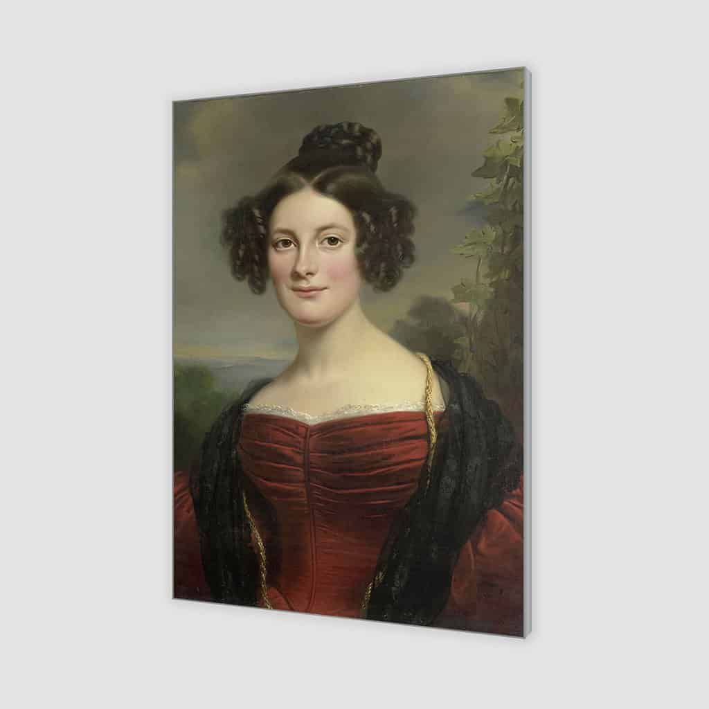 Portret van Annette Catharina Fraser (Jan Adam Kruseman)