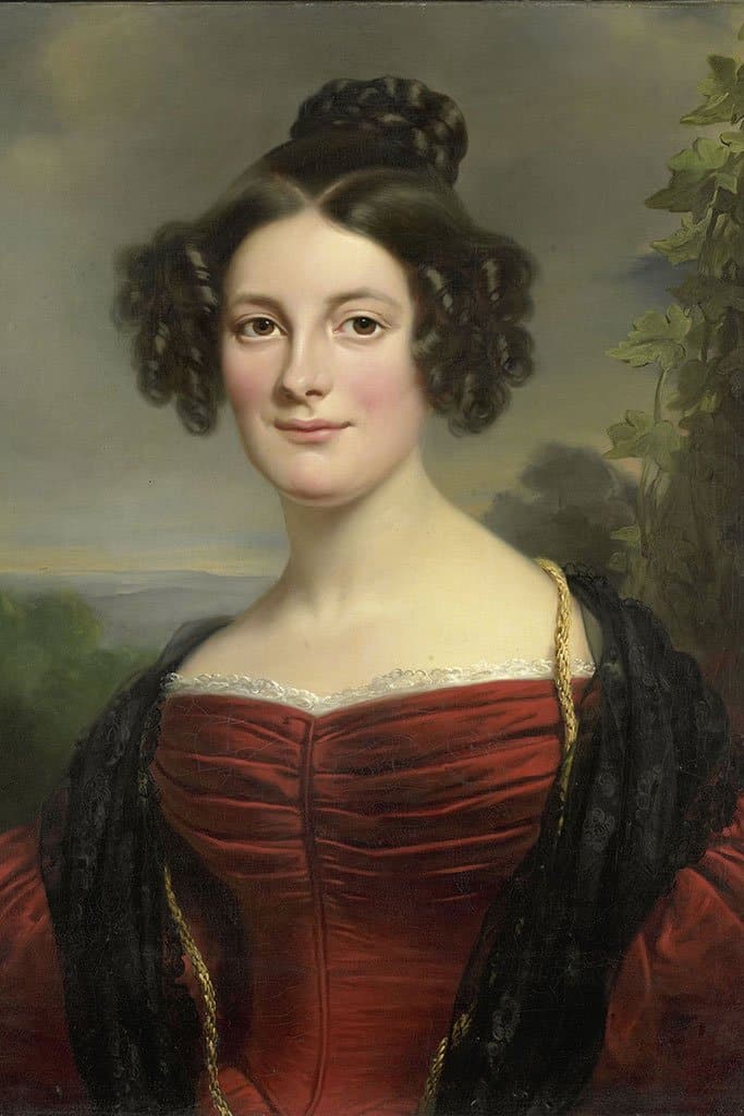 Portret van Annette Catharina Fraser (Jan Adam Kruseman)