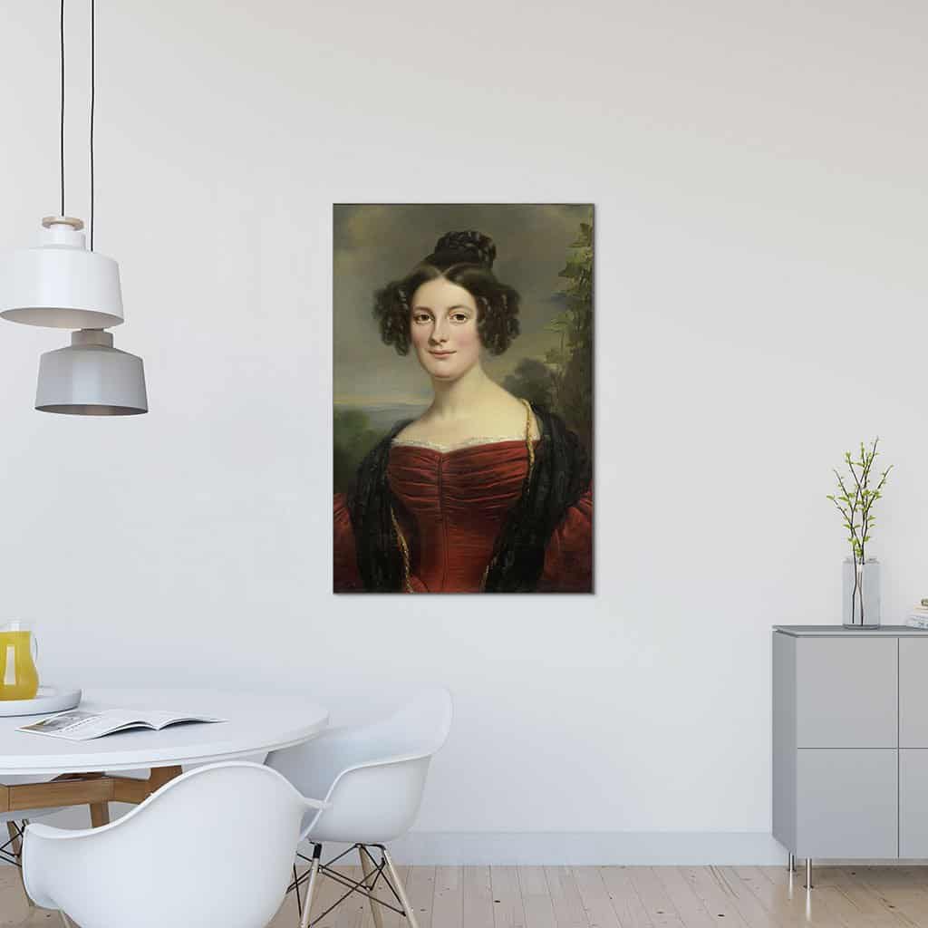 Portret van Annette Catharina Fraser (Jan Adam Kruseman)