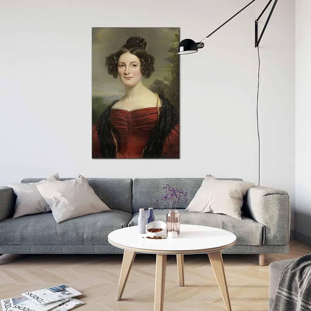 Portret van Annette Catharina Fraser (Jan Adam Kruseman)