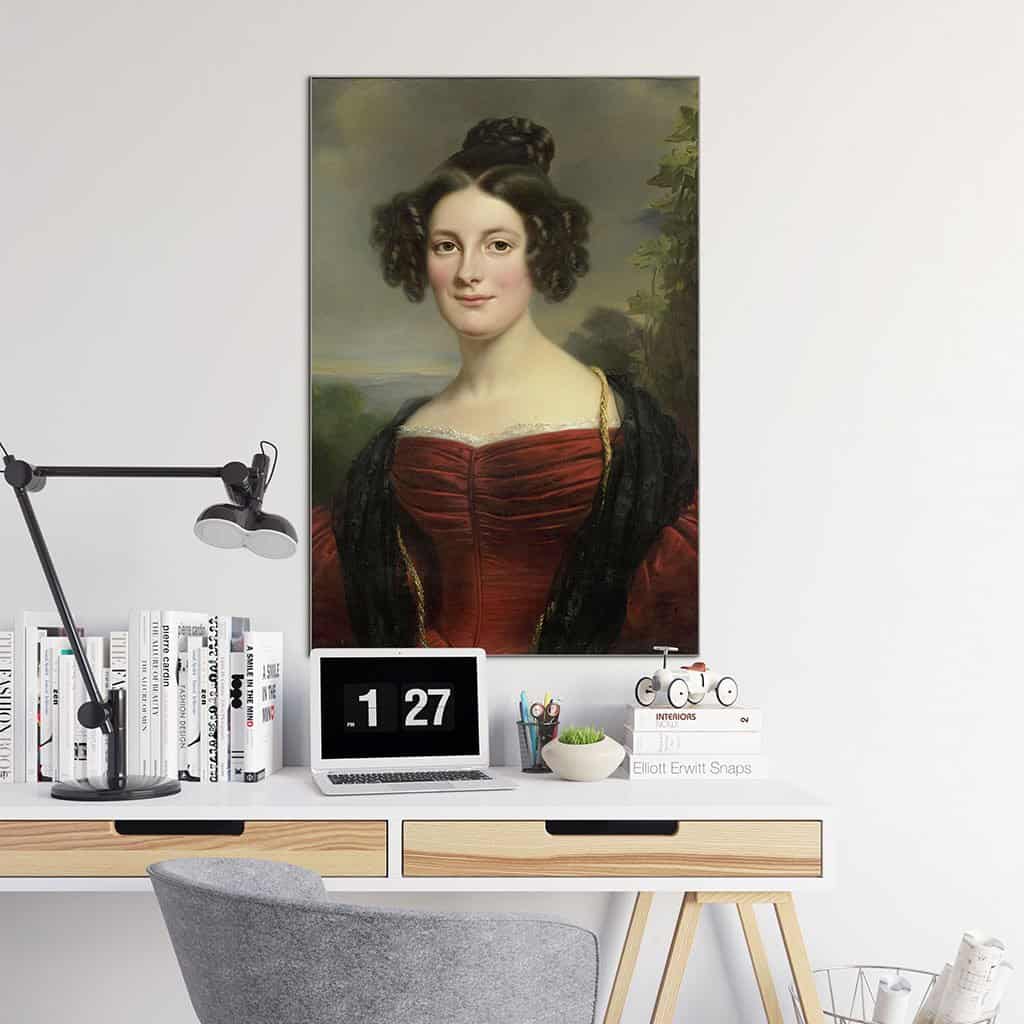 Portret van Annette Catharina Fraser (Jan Adam Kruseman)