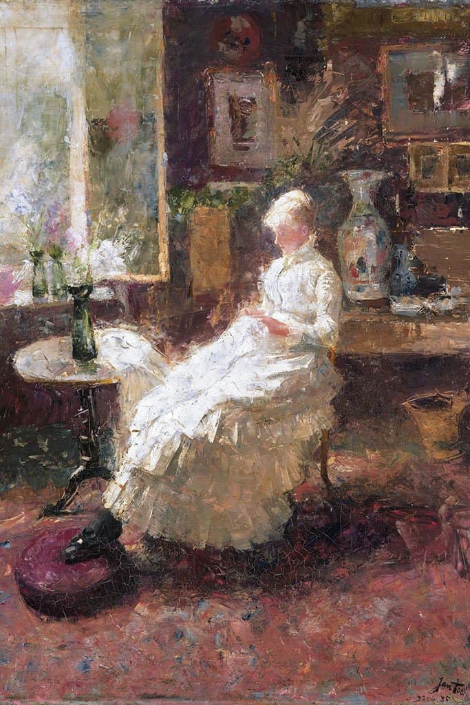 Portret van Annie Hall (Jan Toorop)