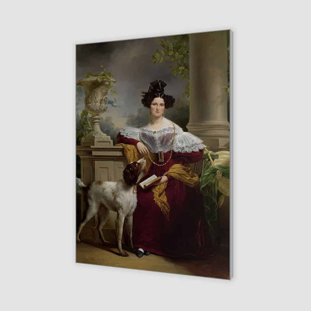 Portret van Christina Alida Assink (Jan Adam Kruseman)