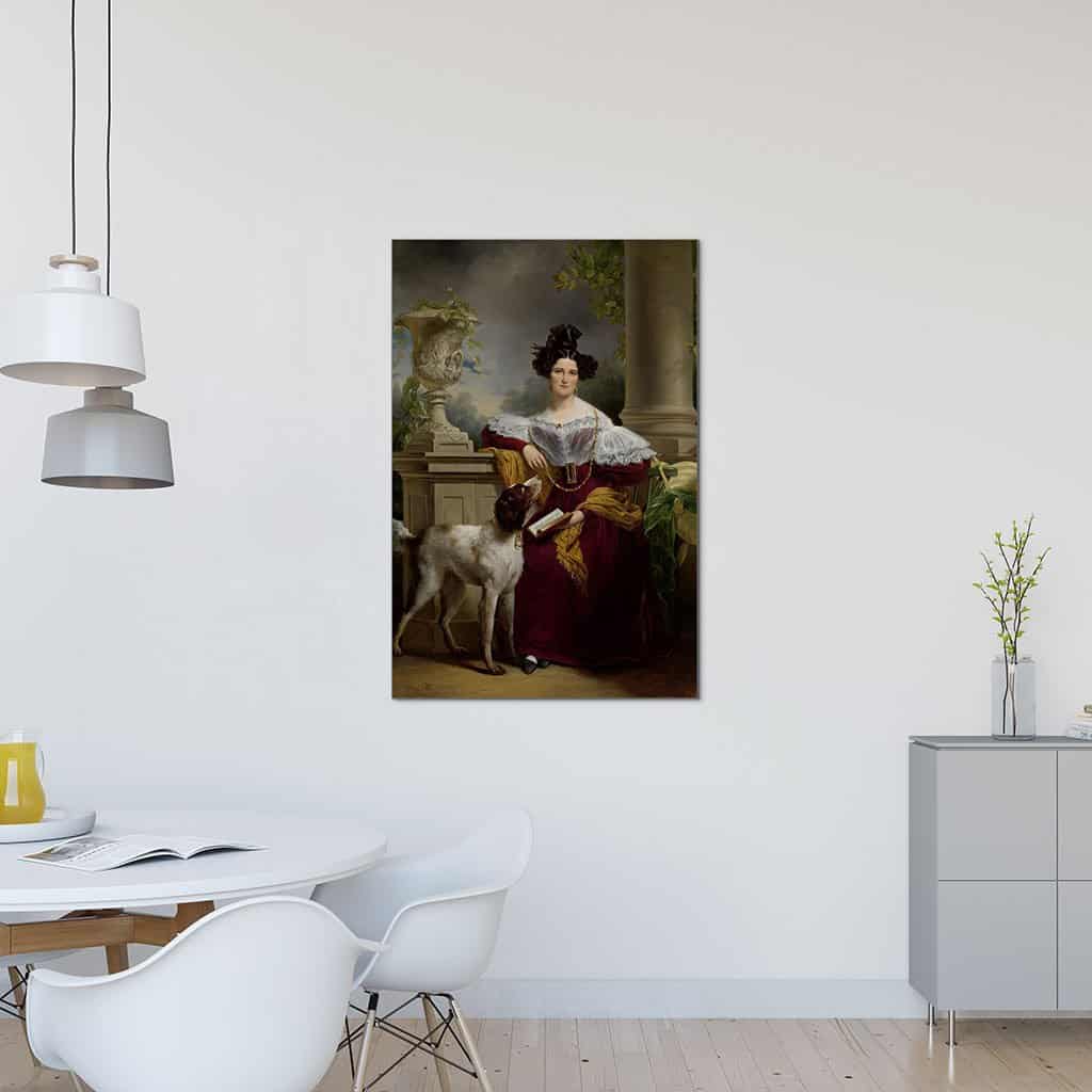 Portret van Christina Alida Assink (Jan Adam Kruseman)