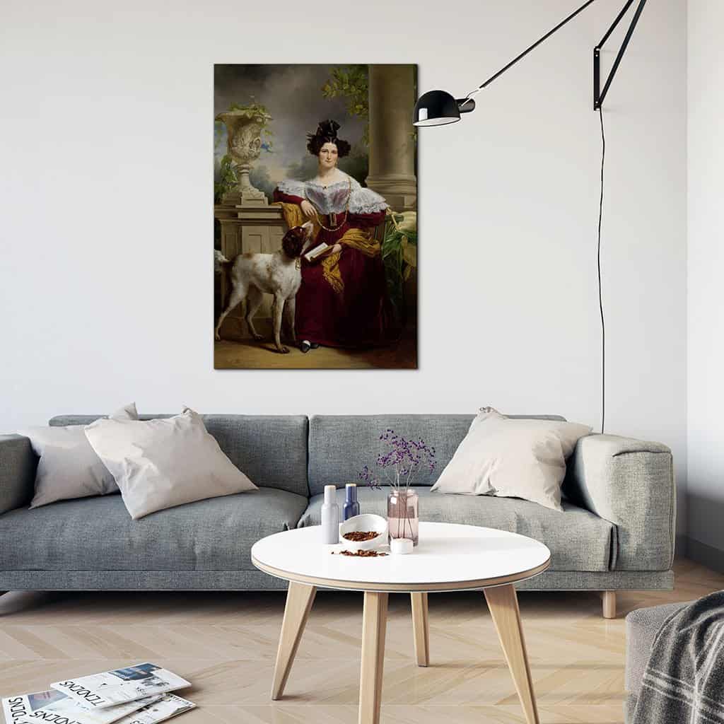 Portret van Christina Alida Assink (Jan Adam Kruseman)