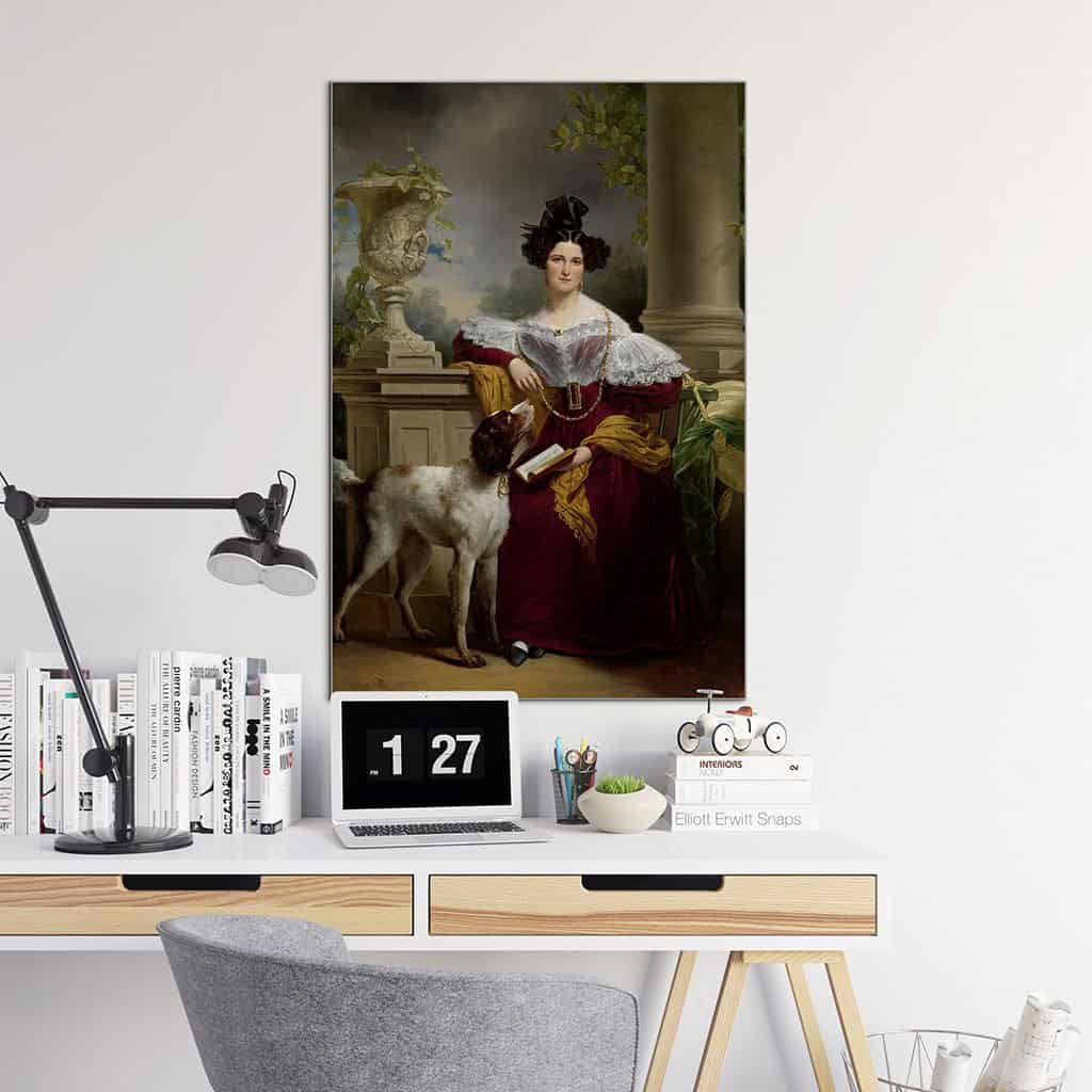 Portret van Christina Alida Assink (Jan Adam Kruseman)