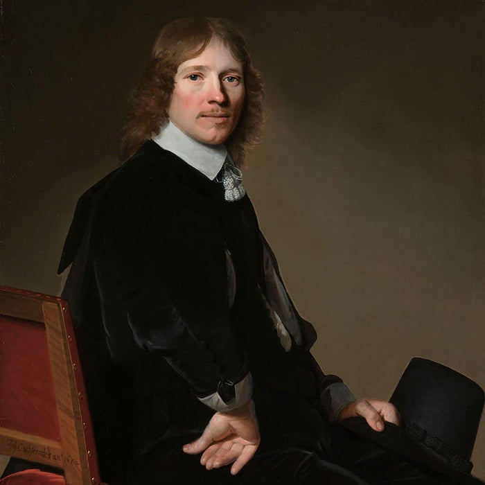 Portret van Eduard Wallis (Johannes Cornelisz Verspronck)