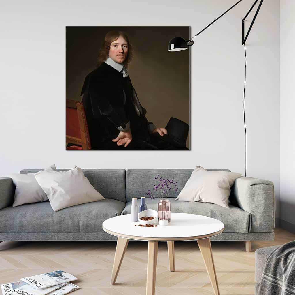 Portret van Eduard Wallis (Johannes Cornelisz Verspronck)