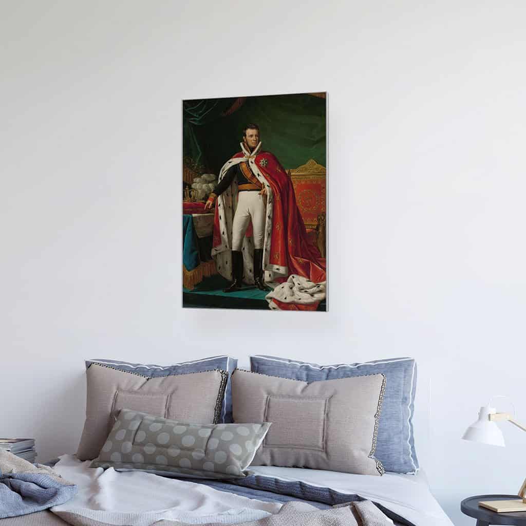 Portret van Willem I, koning der Nederlanden - Joseph Paelinck