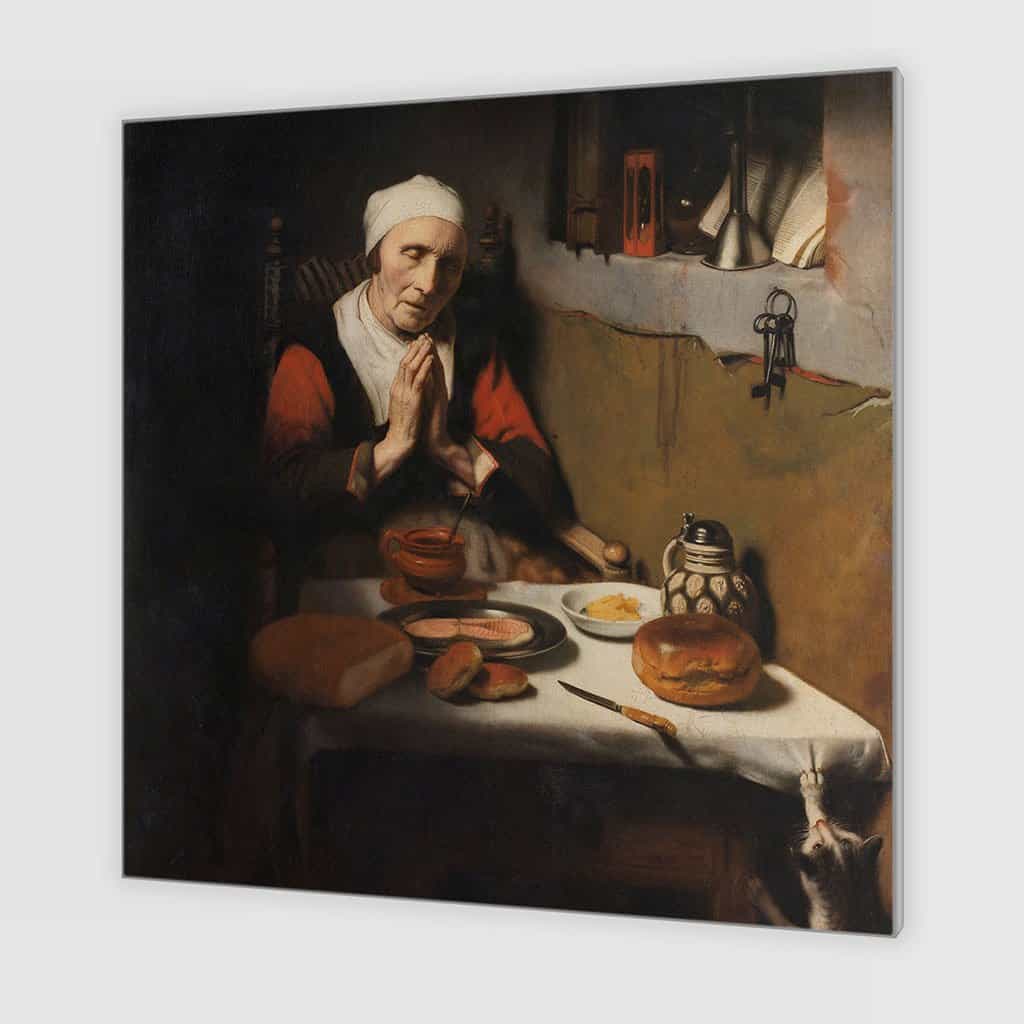 Gebed zonder einde (Nicolaes Maes)
