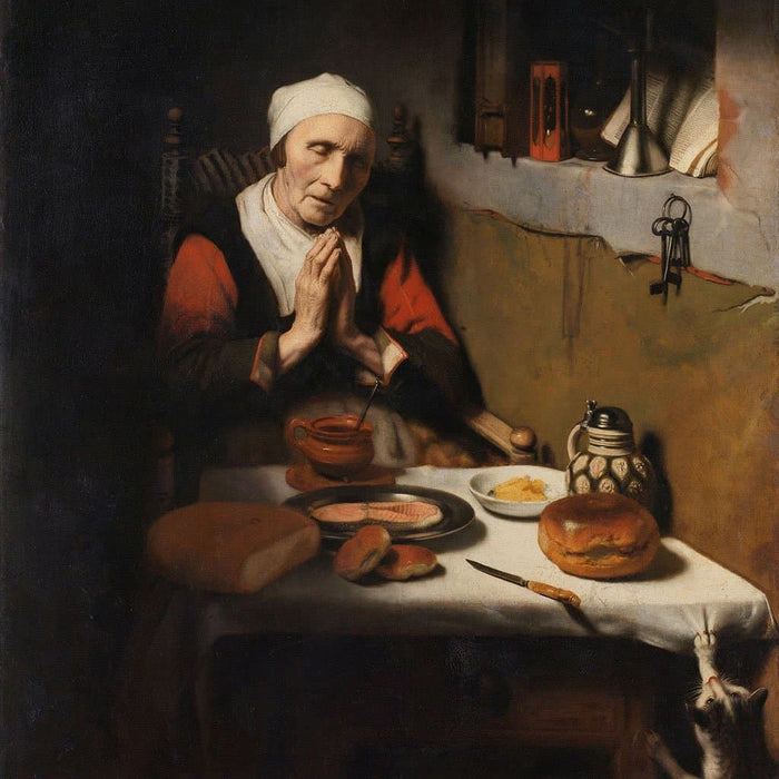 Gebed zonder einde (Nicolaes Maes)