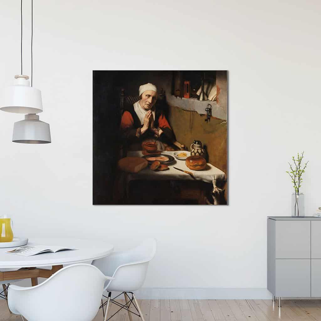 Gebed zonder einde (Nicolaes Maes)