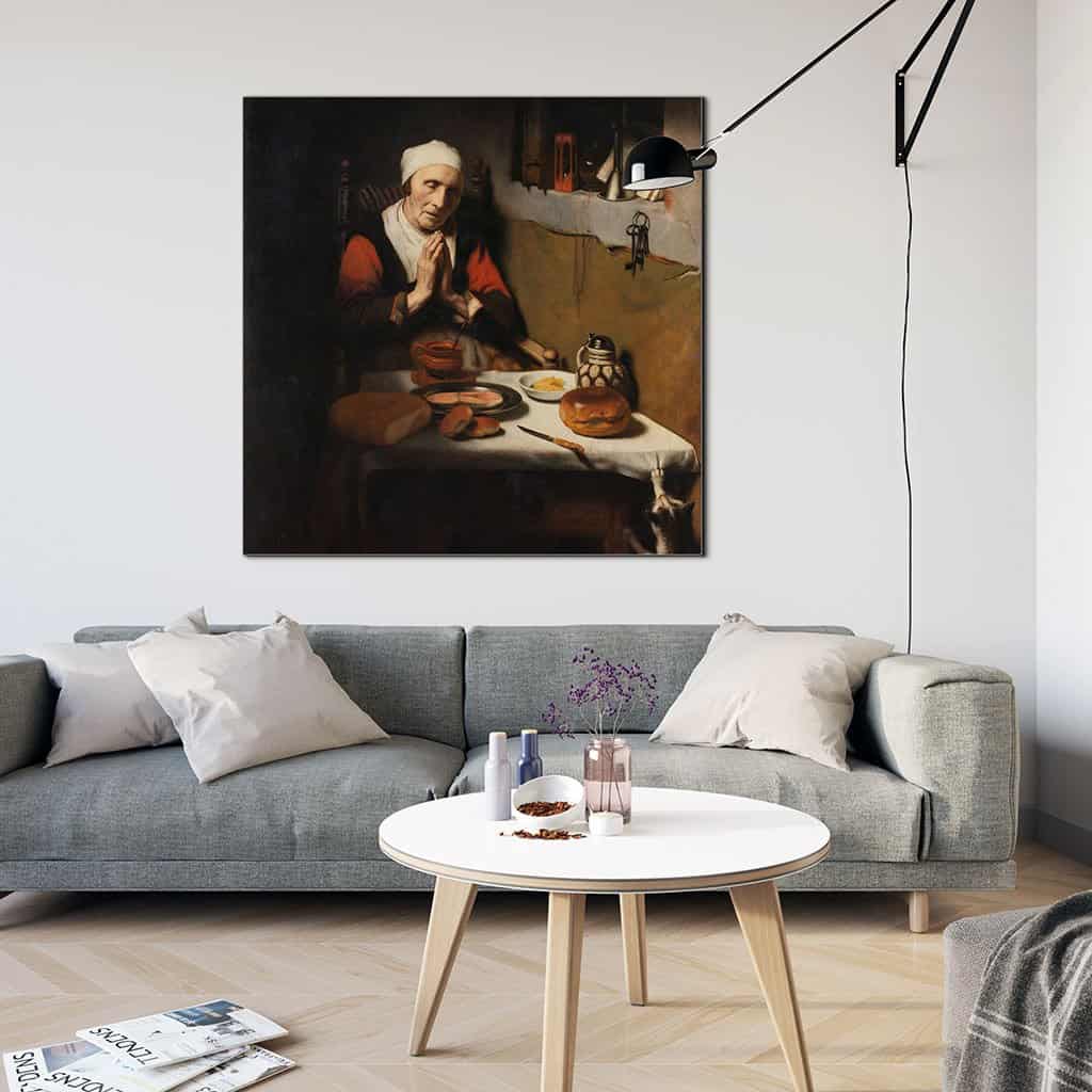 Gebed zonder einde (Nicolaes Maes)