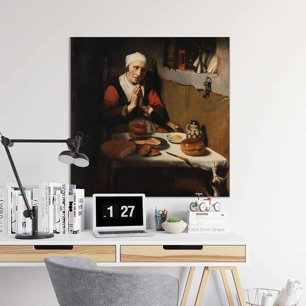 Gebed zonder einde (Nicolaes Maes)