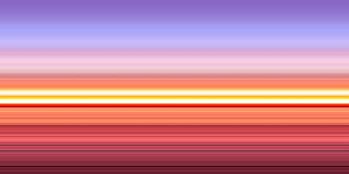 Abstracte landschappen van de zee bij zonsondergang