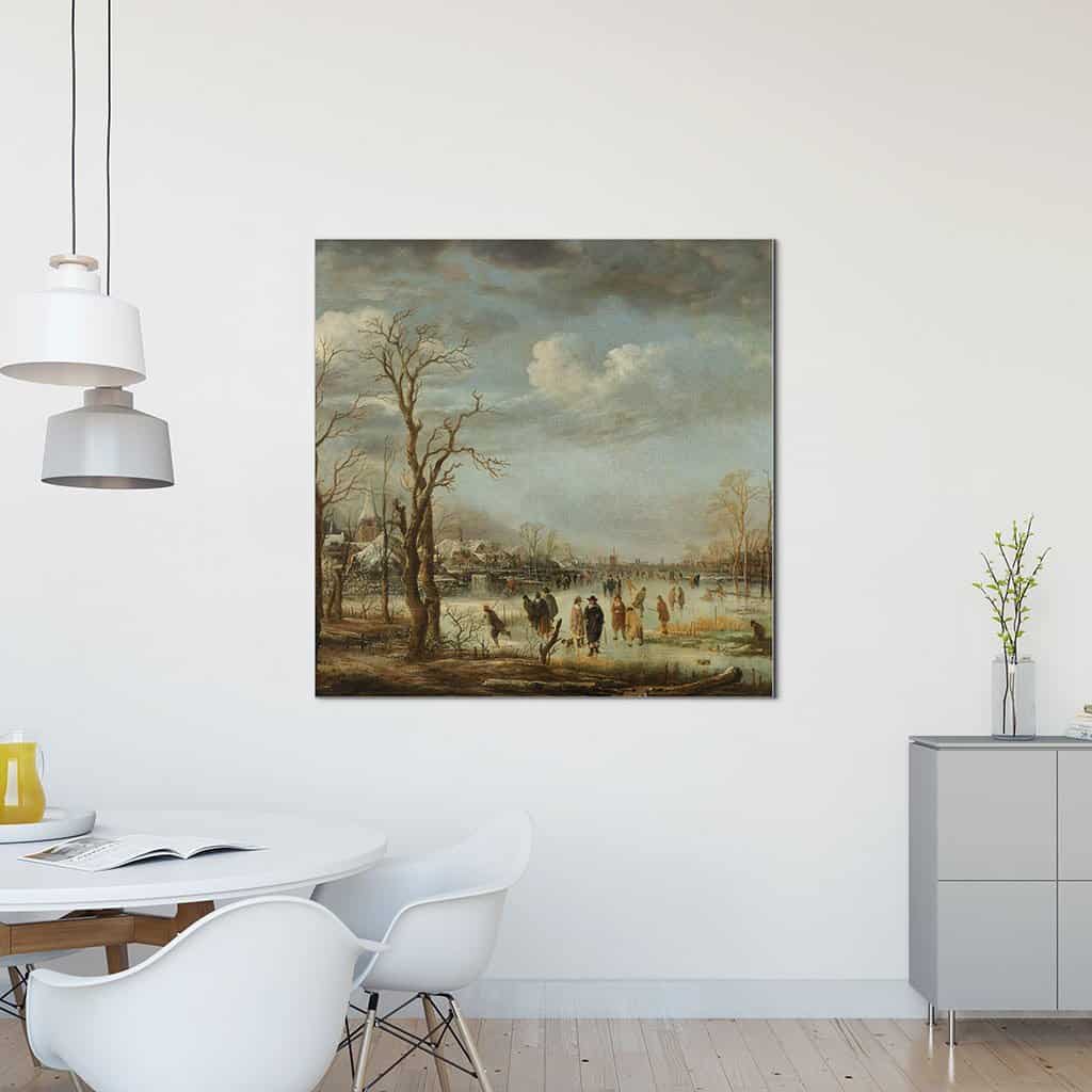 Rivierzicht in de winter (Aert Van Der Neer)