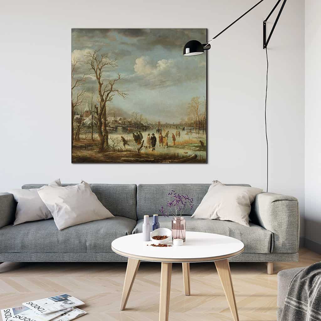 Rivierzicht in de winter (Aert Van Der Neer)