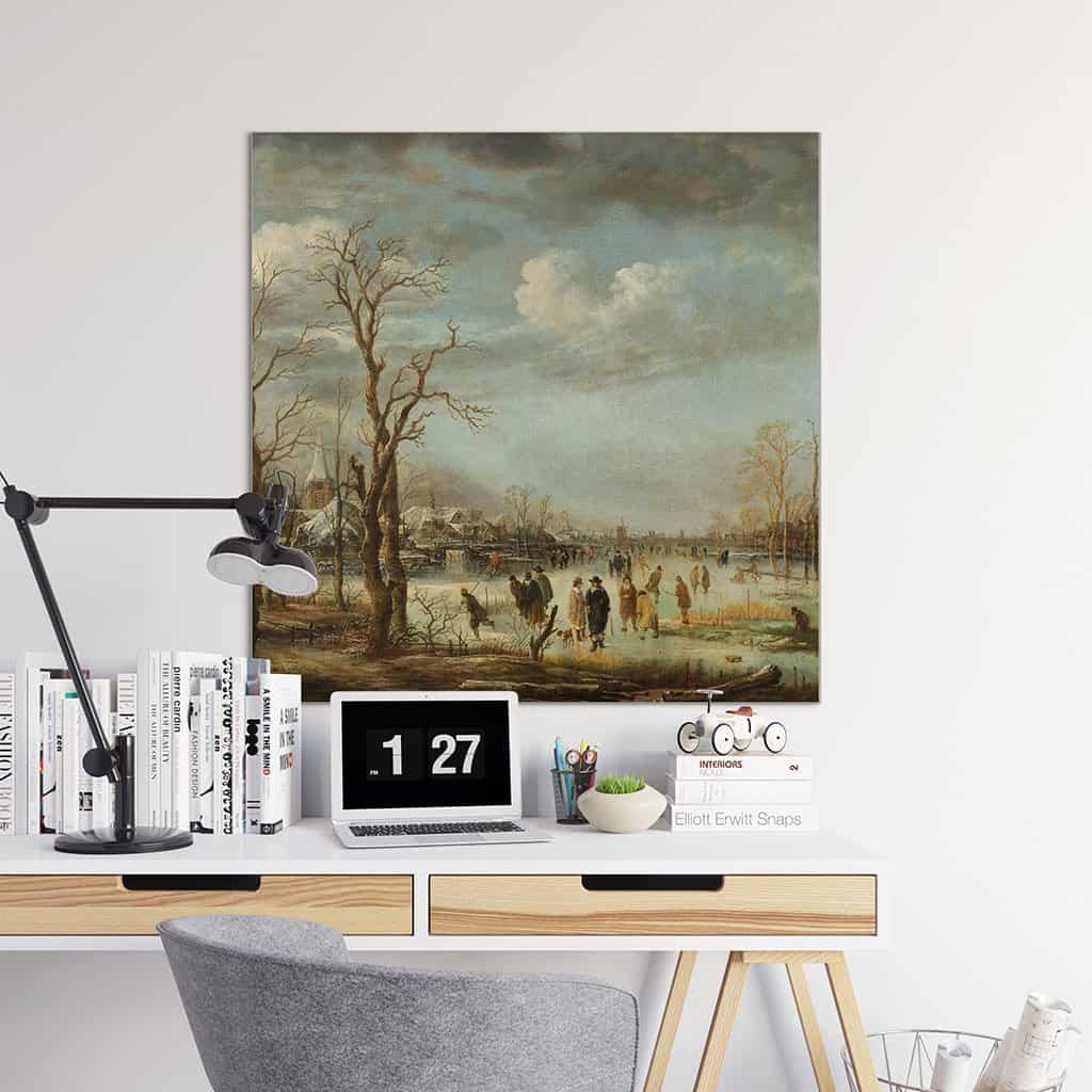 Rivierzicht in de winter (Aert Van Der Neer)