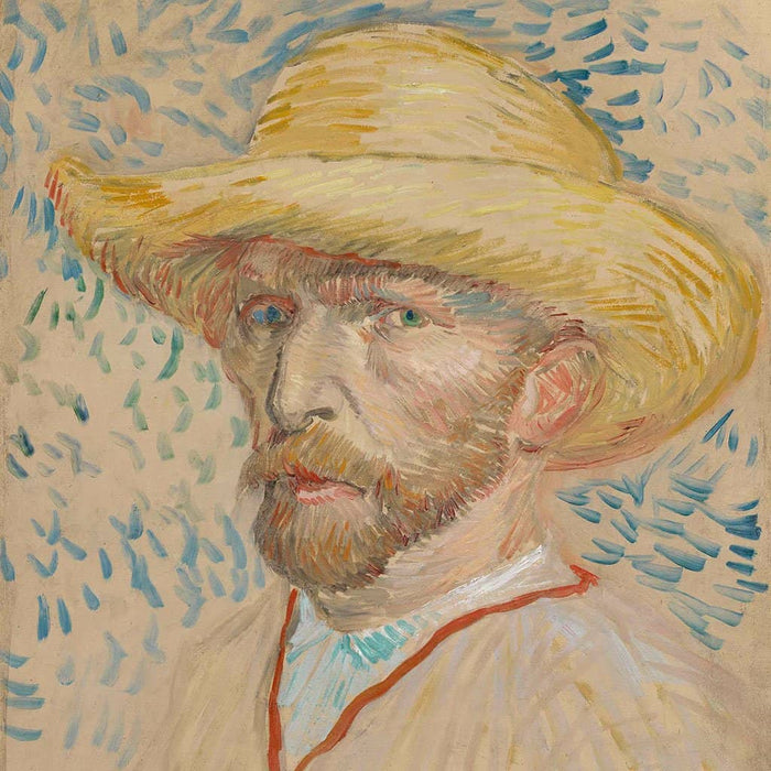 Zelfportret in strohoed (Vincent van Gogh)