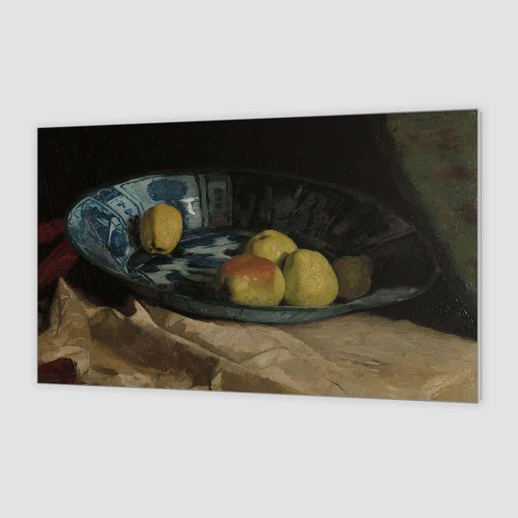 Stilleven met appels in een Delfts Blauwe Kom (Willem De Zwart)