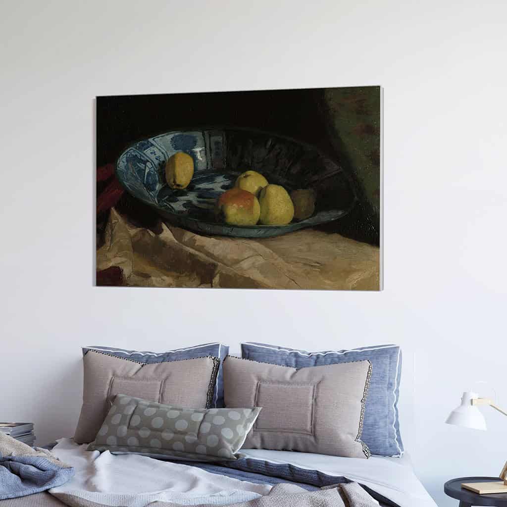 Stilleven met appels in een Delfts Blauwe Kom (Willem De Zwart)