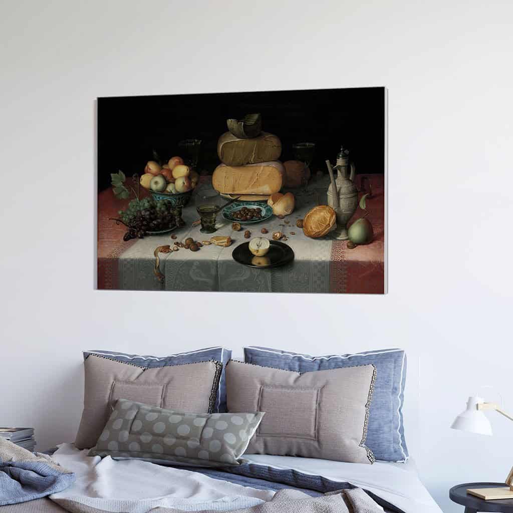 Stilleven met kaas - Floris Claesz Van Dijck