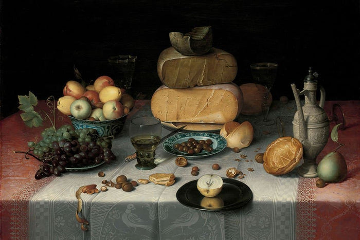 Stilleven met kaas - Floris Claesz Van Dijck