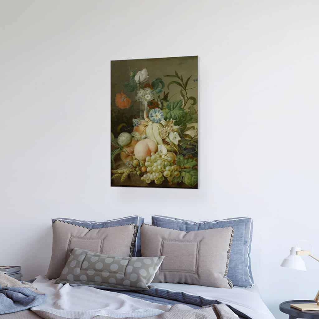 Stilleven met bloemen en fruit (Jan Evert Morel)