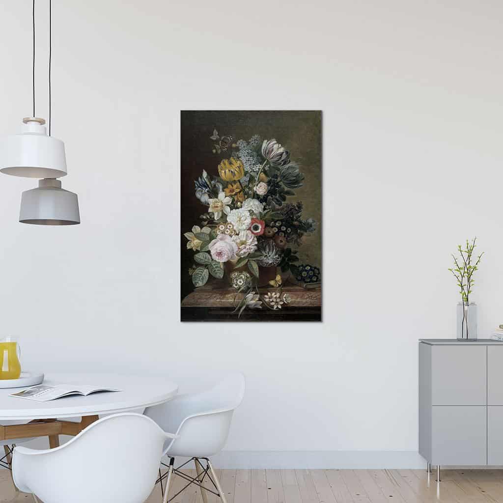 Stilleven met bloemen (Eelke Jelles Eelkema)