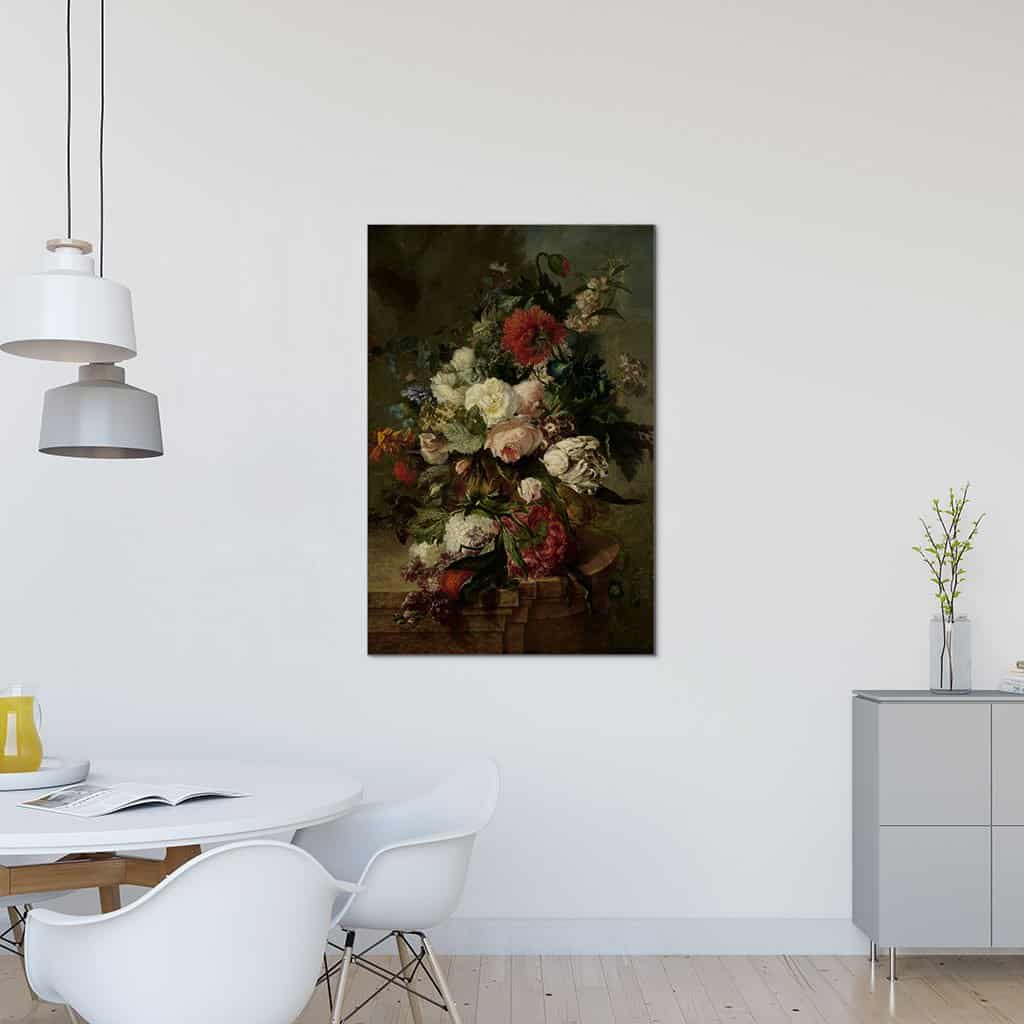 Stilleven met bloemen (Harmanus uppink)