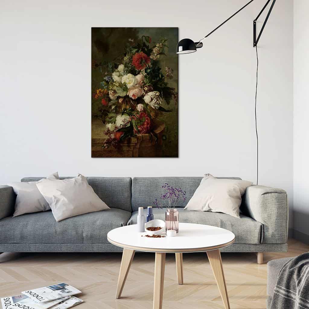 Stilleven met bloemen (Harmanus uppink)