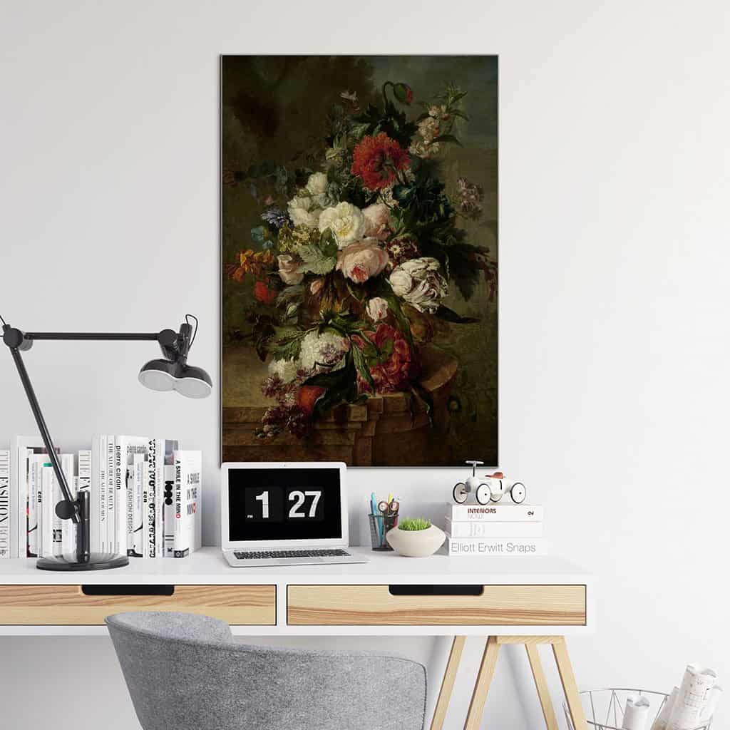 Stilleven met bloemen (Harmanus uppink)