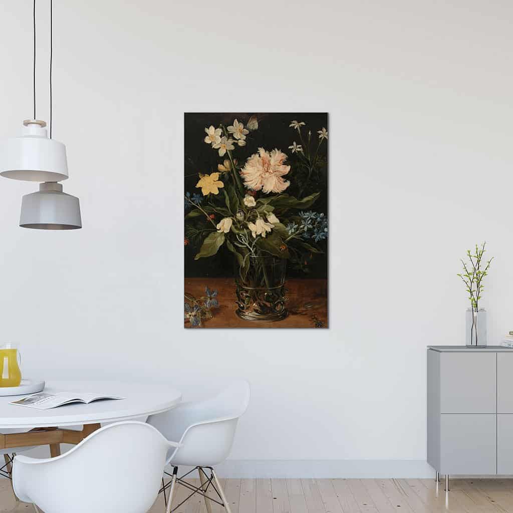 Stilleven met bloemen in een glas (Jan Brueghel)